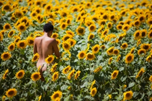 Sunflowers Soul Beauty Christine Spring Nude Photography
